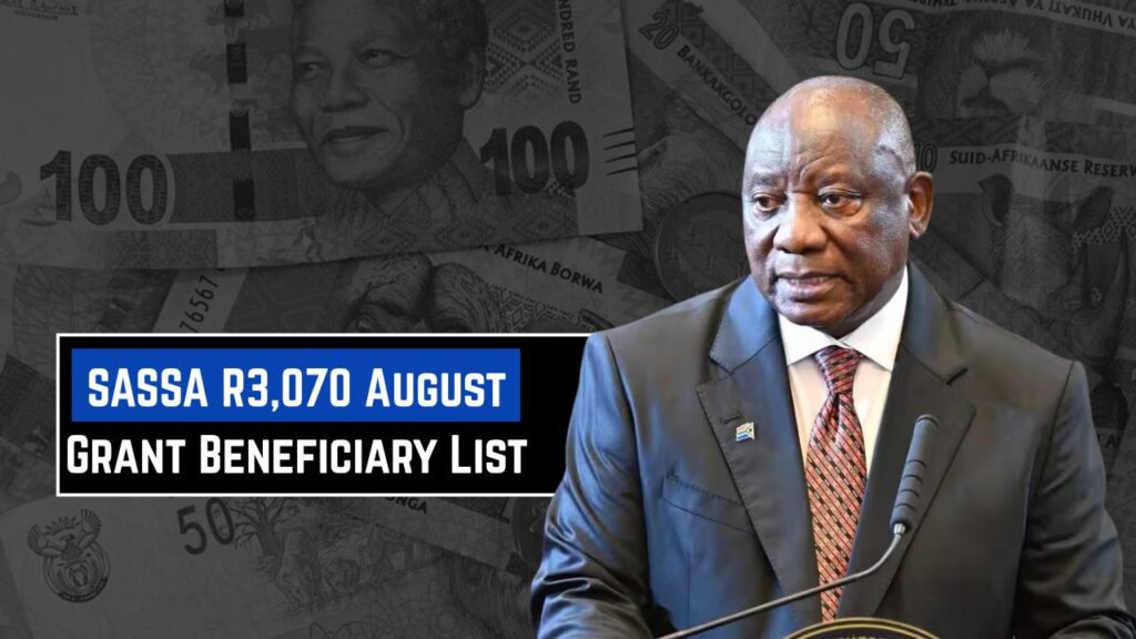 Payment Dates for SASSA