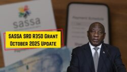 SASSA Publishes October 2025 R350 SRD Grant Calendar with Live Tracker Access