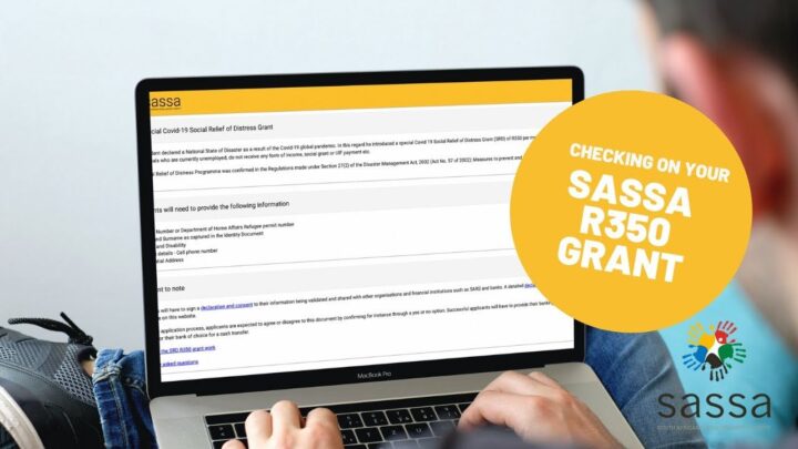SASSA SRD R350 Grant October